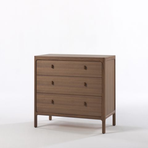 Talland chest of 3 drawers in walnut
