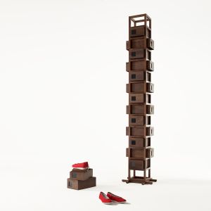 Shoe tree in walnut