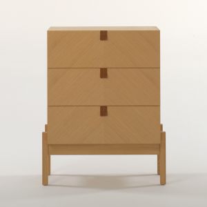 Aponi chest of 3 drawers in oak