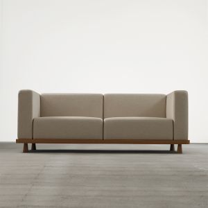 Podium 3 seater sofa in oak