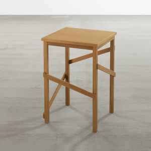 Brace side table in oak