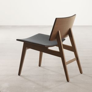 Wood III chair in walnut