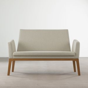 Trident small sofa in oak